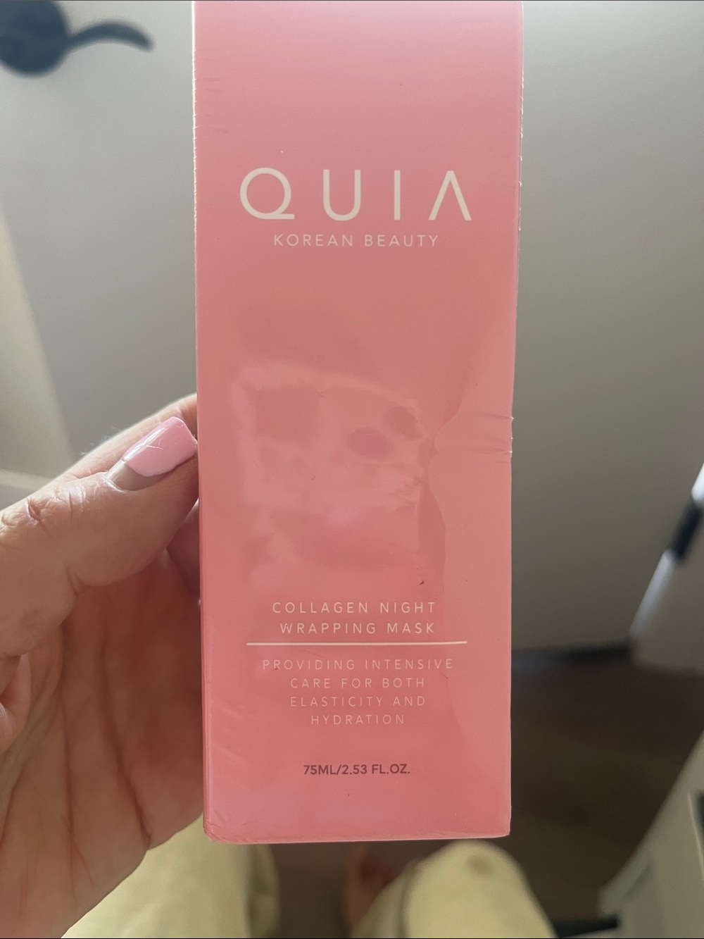 QUIA Collagen Night Wrapping Mask - Pink x3